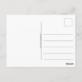 Familiegroep LOVE SAFARI Souvenir Briefkaart (Achterkant)