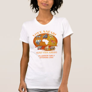 Familiegroep LOVE SAFARI Souvenir T-shirt