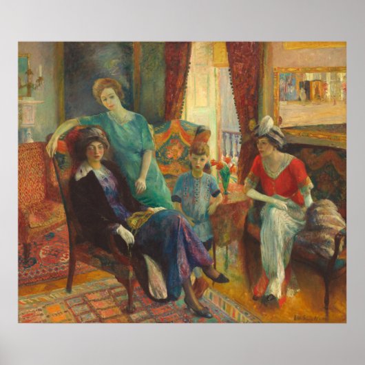 Familiegroep - William Glackens Fine Art Poster (Voorkant)