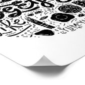 Familiegrootte, voedselprijzen, wandstilte poster (Hoek)