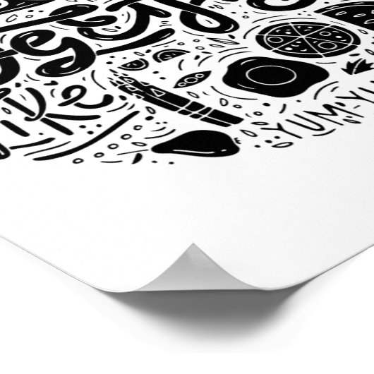 Familiegrootte, voedselprijzen, wandstilte poster (Hoek)