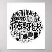 Familiegrootte, voedselprijzen, wandstilte poster (Voorkant)