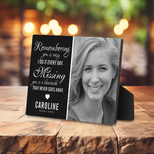 Familieherdenking | Fotoherinnering Fotoplaat