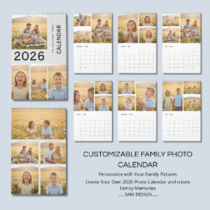 Familieherinneringen 2026 Foto Agenda Koester vo Kalender