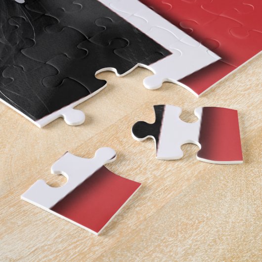 Familieherinneringen 4 x Aangepaste foto's Challen Legpuzzel (Zijkant)