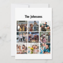 Familieherinneringen 9 Foto Raster Gepersonaliseer