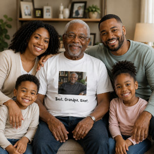 Familieherinneringen Beste Opa Ooit Foto T-shirt