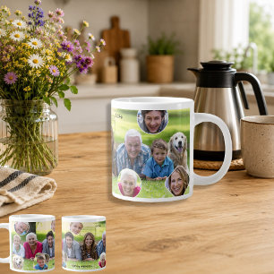 Familieherinneringen Foto Collage Kerstcadeau Grote Koffiekop
