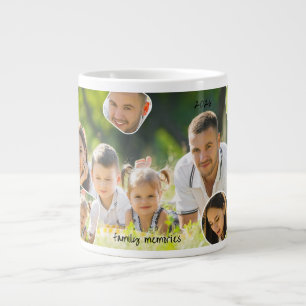 Familieherinneringen Foto Collage Kerstcadeau Grote Koffiekop