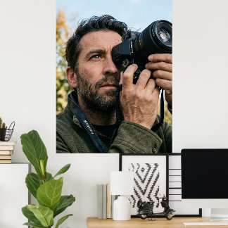 Familieherinneringen Vaderdag Aangepaste Foto Post Poster