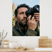 Familieherinneringen Vaderdag Aangepaste Foto Post Poster (Keuken)