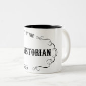 Familiehistoricus Tweekleurige Koffiemok (Voorkant rechts)