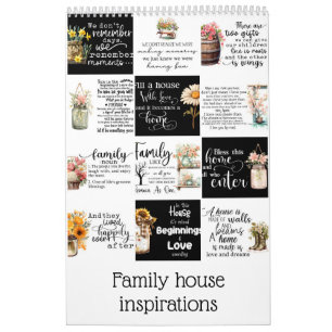 Familiehuis inspiratie kalender