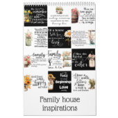 Familiehuis inspiratie kalender (Hoes)