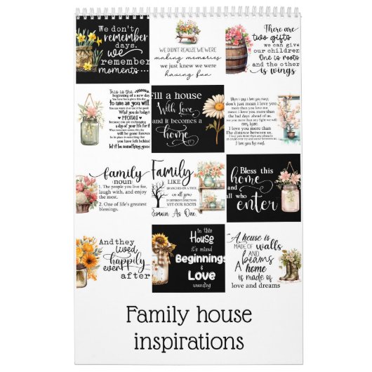 Familiehuis inspiratie kalender (Hoes)