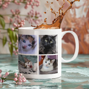 Familiehuisdier Fotocollage Grote Koffiekop