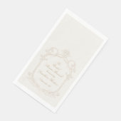 Familiejuweel Rococo Bruidsdiner Brunch Servet (Hoek)
