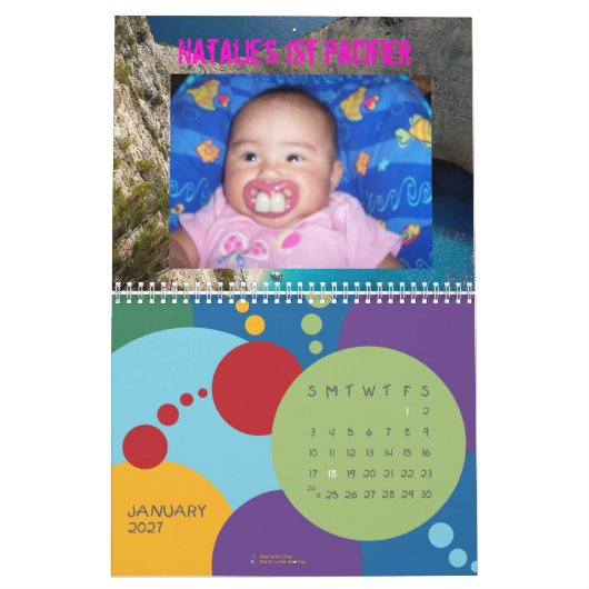 familiekalender kalender (Jan 2027)