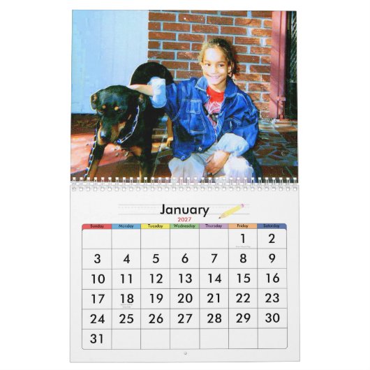 familiekalender kalender (Jan 2027)