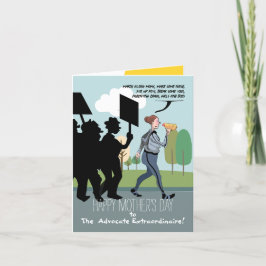 "Familiekampioen: Gelukkige Moederdag! Bedankkaart