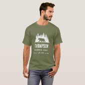 Familiekampnaam Wandelend Beer T-shirt (Voorkant volledig)