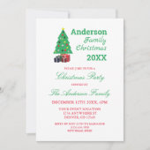 Familiekerstfeest Kaart (Voorkant)