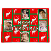 Familiekerstfoto Groot Cadeauzakje (Voorkant)