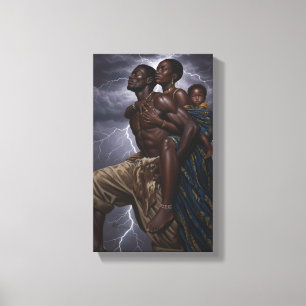 Familiekracht Kunst Inspiratie muurdecoratie Canvas Afdruk