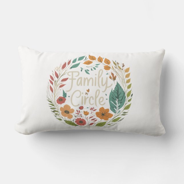 "Familiekring" Kussen (Voorkant)