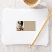 Familielabel voor gouden kerstbomen etiket (Insitu)