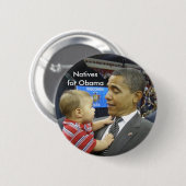 Familieleden van Obama Ronde Button 5,7 Cm (Voorkant /achterkant)