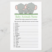 Familielefanaat Baby Dieren Naam Game (Voorkant)