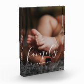 Familielegante calligrafische bekleding fotoblokken (Links)