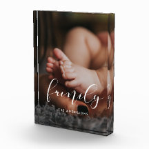 Familielegante calligrafische bekleding