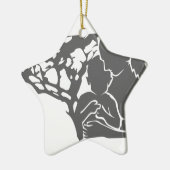 familieliefde / moeder en kind keramisch ornament (Links)