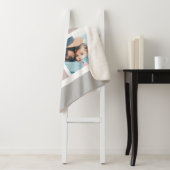 Familieliefde script foto sherpa blanket deken (In situ)