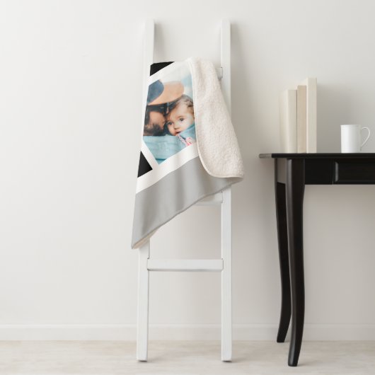 Familieliefde script foto sherpa blanket sherpa deken (In situ)