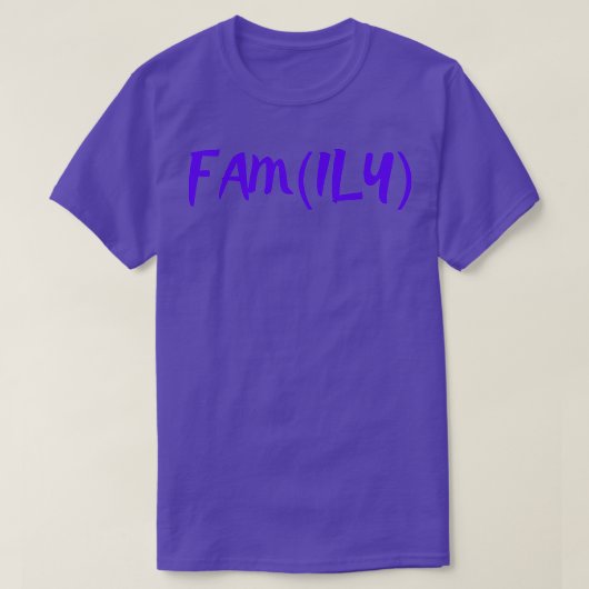 Familieloopliefde T-shirt (Design voorkant)