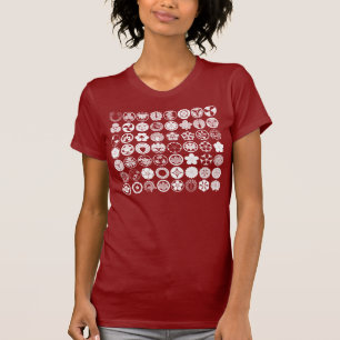 [Familiemannen] Bloemen en Planten (Witte symbolen T-shirt