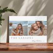 Familiemarkttent | Foto voor vier kerst 2 Feestdagenkaart