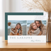 Familiemarkttent | Foto voor vier kerst 2 Feestdagenkaart