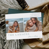 Familiemarkttent | Peace on Earth Two Photo Feestdagenkaart