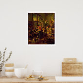 Familiemateriaal (olie op doek) poster (Keuken)