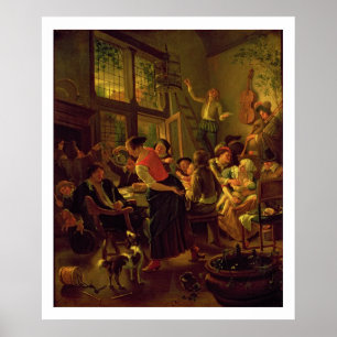 Familiemateriaal (olie op doek) poster