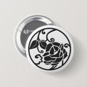 [Familiemensen] Bloemen Ronde Button 5,7 Cm (Voorkant /achterkant)