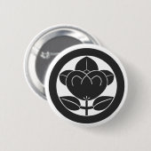 [Familiemensen] Bloemen Ronde Button 5,7 Cm (Voorkant /achterkant)