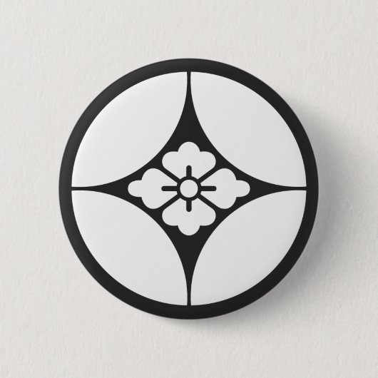 [Familiemensen] Bloemen Ronde Button 5,7 Cm (Voorkant)