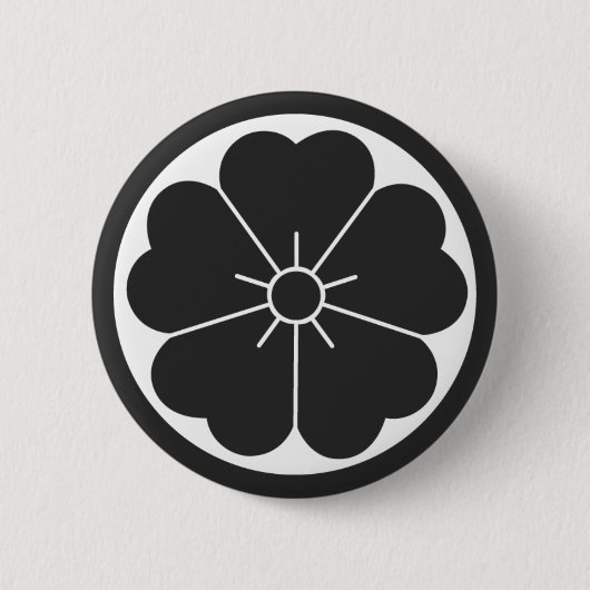 [Familiemensen] Bloemen Ronde Button 5,7 Cm (Voorkant)