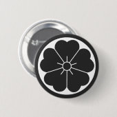 [Familiemensen] Bloemen Ronde Button 5,7 Cm (Voorkant /achterkant)