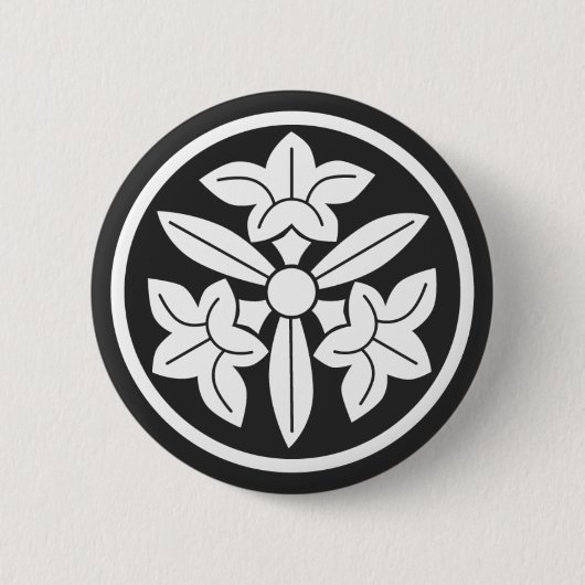 [Familiemensen] Bloemen Ronde Button 5,7 Cm (Voorkant)